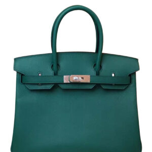 Hermes Birkin 35 Epsom Leather Paon Phw Green