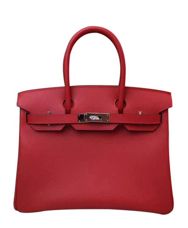 Hermes Birkin 35 Epsom Leather Paon Phw Red