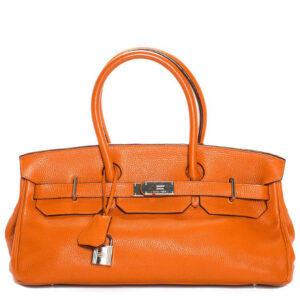 Hermes Birkin 42 Togo Handbag Orange