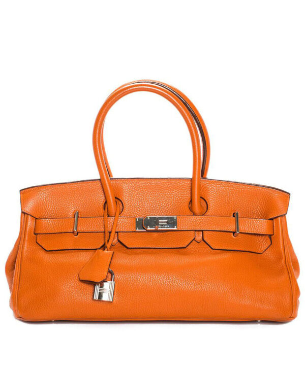 Hermes Birkin 42 Togo Handbag Orange