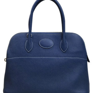 Hermes Bolide 31 Togo Leather Dark Blue