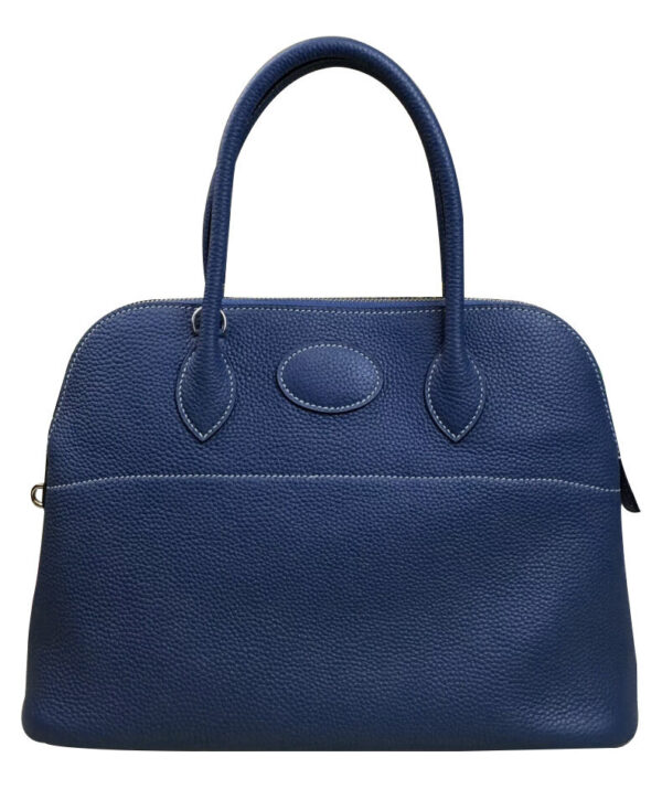 Hermes Bolide 31 Togo Leather Dark Blue