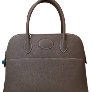 Hermes Bolide 31 Togo Leather Gray