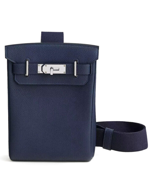 Hermes Hac a Dos PM Backpack H083589 Dark Blue