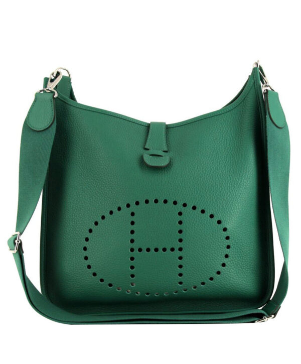 Hermes Evelyne III 29 Bag Green