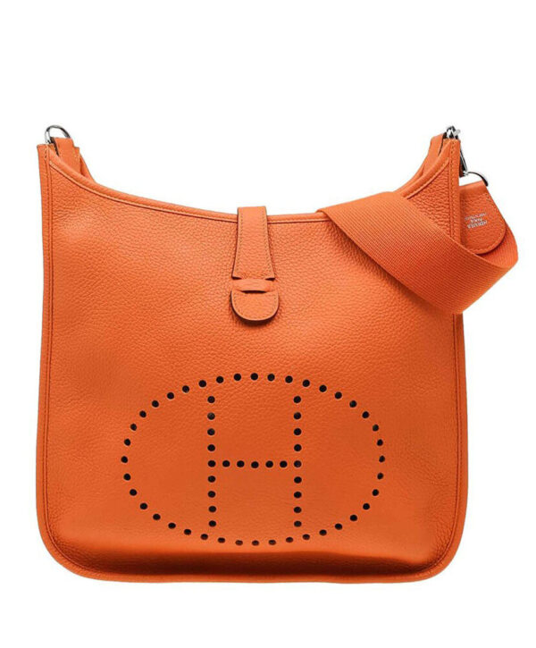 Hermes Evelyne III 29 Bag Orange