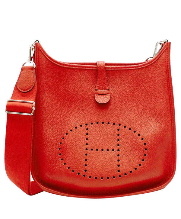 Hermes Evelyne III 29 Bag Red