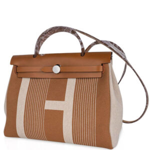 Hermes Herbag Zip 31 Coffee