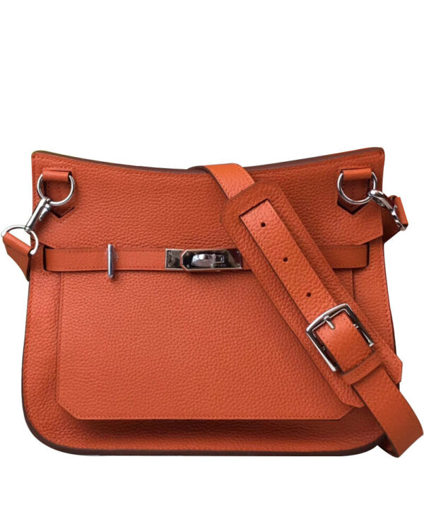 Hermes Jypsiere 28 Bag Togo Leather Orange