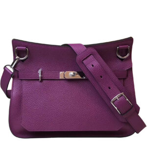 Hermes Jypsiere 28 Bag Togo Leather Purple