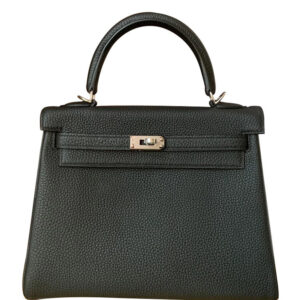 Hermes Kelly Bag 25 Togo Leather Black