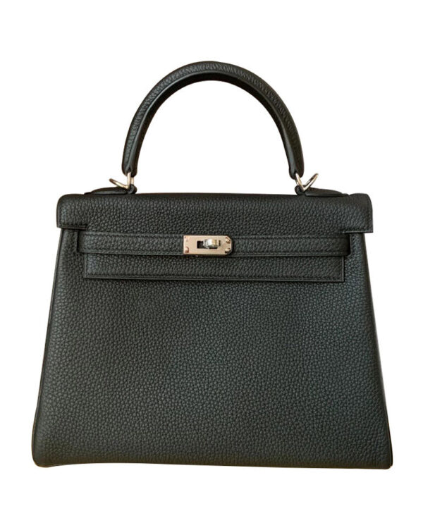 Hermes Kelly Bag 25 Togo Leather Black