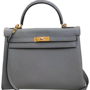 Hermes Kelly Bag 28 Togo Leather Gray