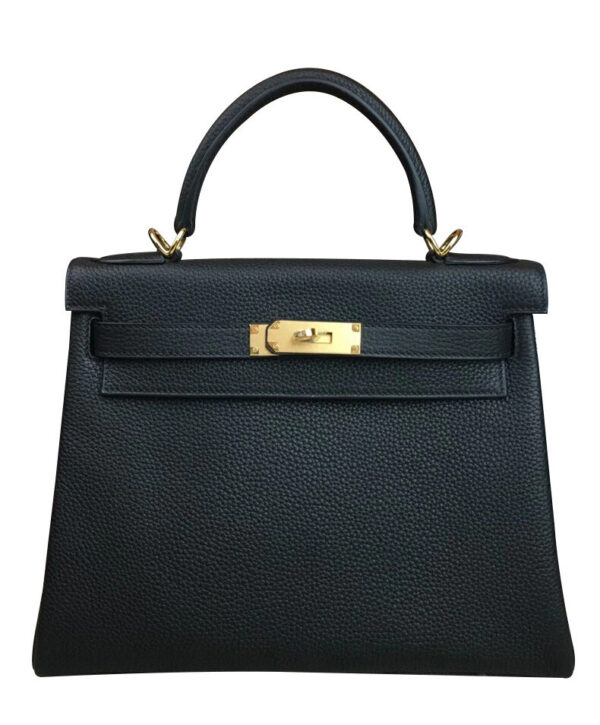 Hermes Kelly Bag 28 Togo Leather Black