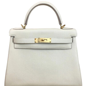 Hermes Kelly Bag 28 Togo Leather Cream