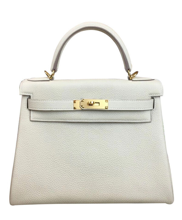 Hermes Kelly Bag 28 Togo Leather Cream