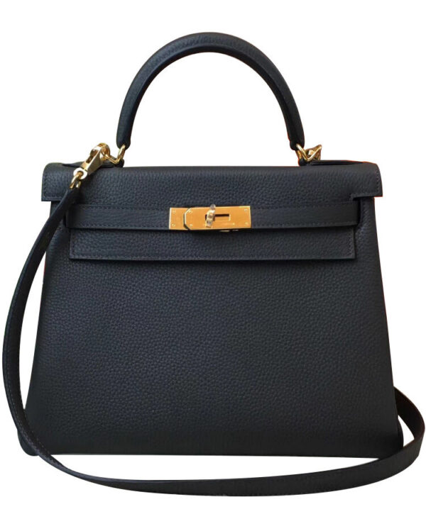 Hermes Kelly Bag 32 Togo Leather Black