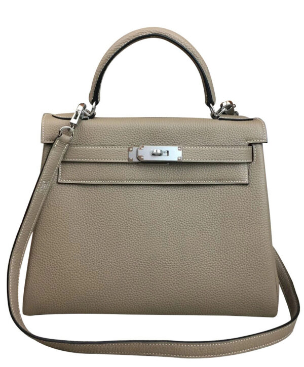 Hermes Kelly Bag 32 Togo Leather Gray