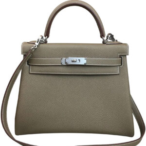 Hermes Kelly Bag 32 Togo Leather Dark Gray