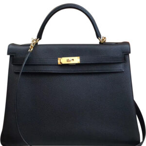 Hermes Kelly Bag 35 Togo Leather Black