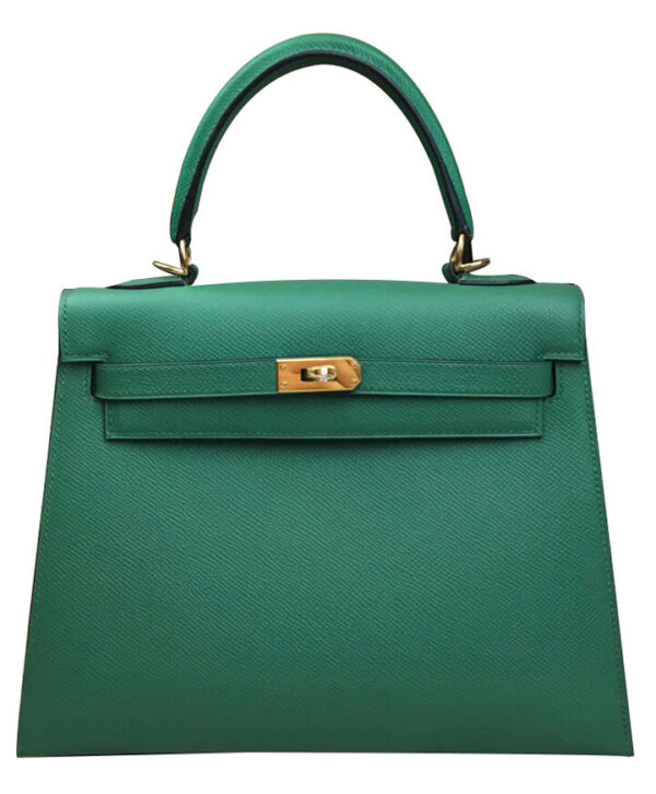 Hermes Kelly Bag 28 Epsom Leather Green