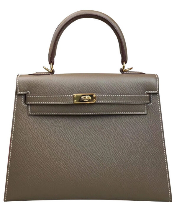 Hermes Kelly Bag 28 Epsom Leather Gray