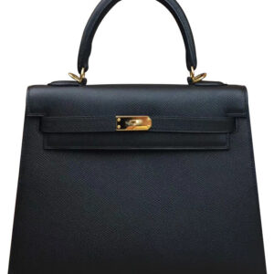 Hermes Kelly Bag 28 Epsom Leather Black