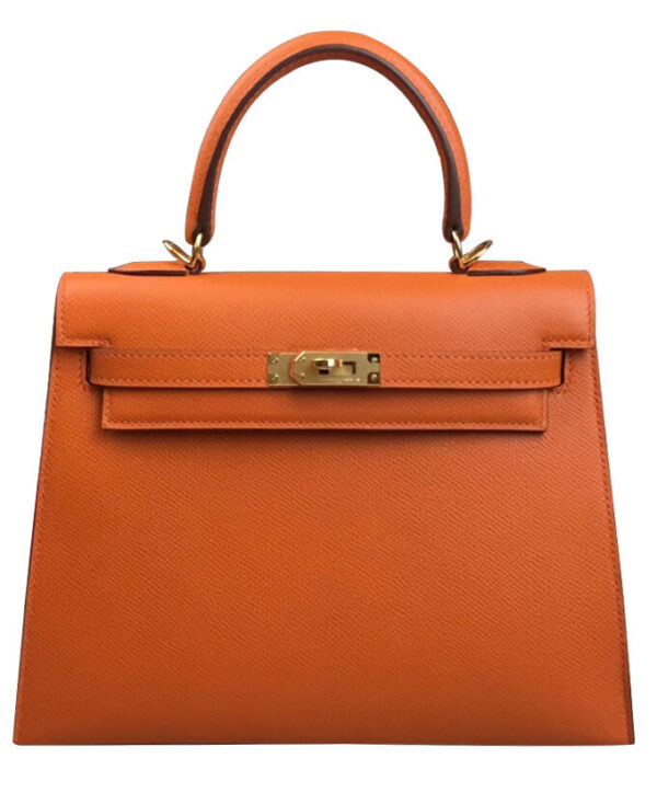 Hermes Kelly Bag 28 Epsom Leather Orange