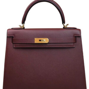 Hermes Kelly Bag 28 Epsom Leather Mauve