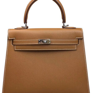 Hermes Kelly Bag 28 Epsom Leather Light Coffee