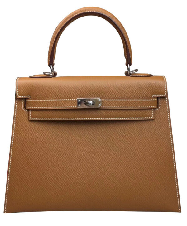 Hermes Kelly Bag 28 Epsom Leather Light Coffee