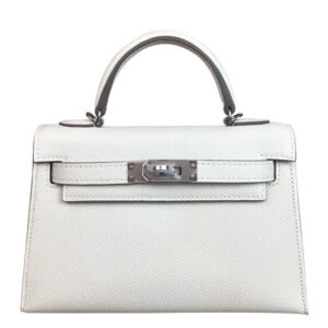 Hermes Kelly Bag 19 Epsom Leather White