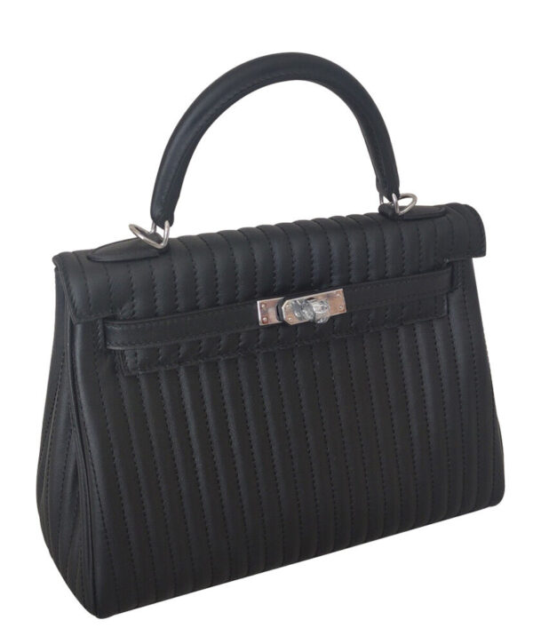 Hermes Mille Gateaux Kelly Swift 25 Black