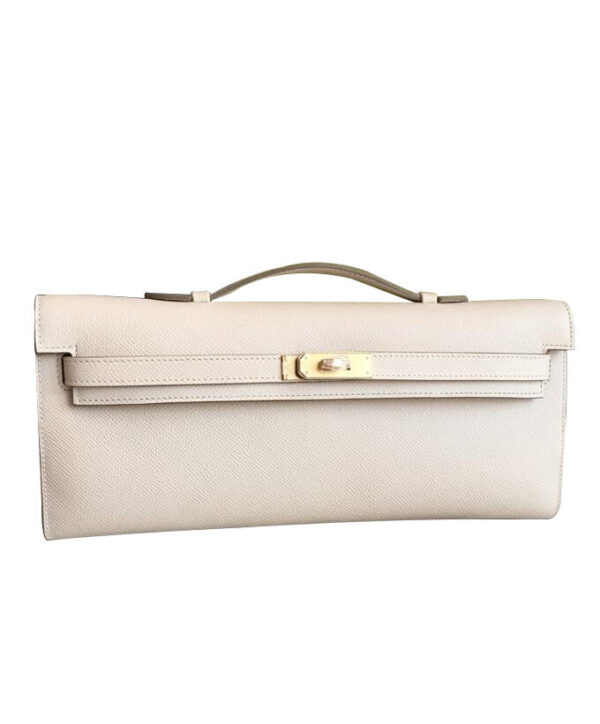 Hermes Kelly Cut Rouge H Cream