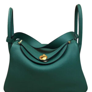 Hermes Linda Bag 30 Togo Leather Green