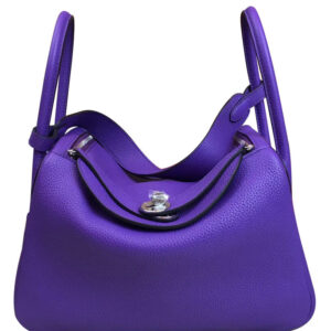 Hermes Linda Bag 26 Togo Leather Purple