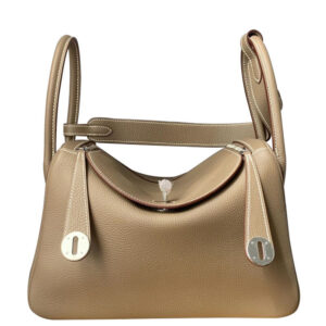 Hermes Linda Bag 26 Togo Leather Gray