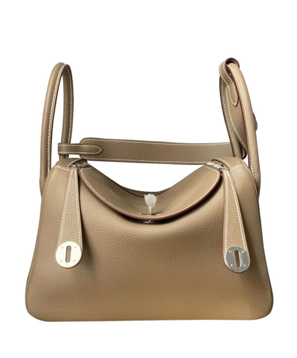 Hermes Linda Bag 26 Togo Leather Gray