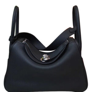 Hermes Linda Bag 26 Togo Leather Black