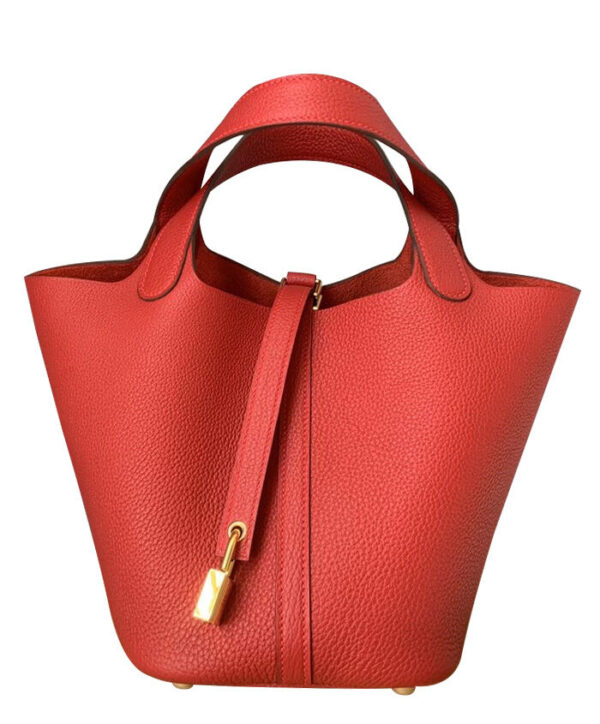 Hermes Picotin Lock Bag 22cm Red