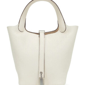 Hermes Picotin Lock Togo Bag 18cm Cream