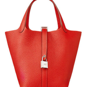 Hermes Picotin Lock Togo Bag 18cm Red