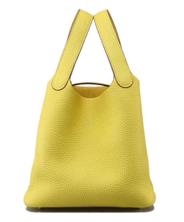 Hermes Picotin Lock Togo Bag 18cm Yellow