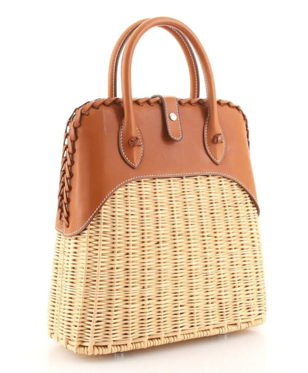 Hermes Bolide Picnic Bag Light Coffee