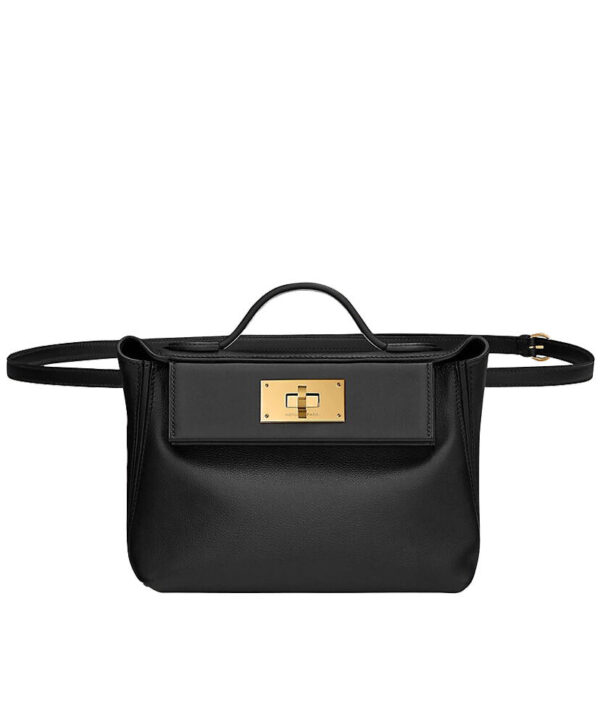 Hermes 24/24 21 Bag Black