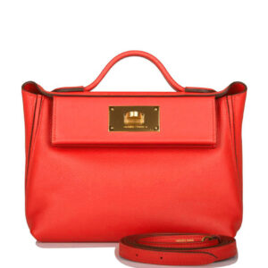 Hermes 24/24 21 Bag Red