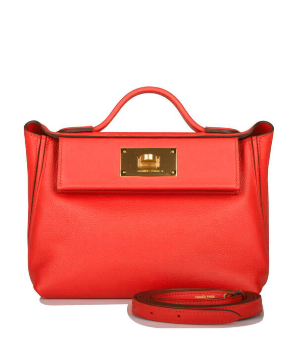 Hermes 24/24 21 Bag Red