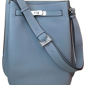 Hermes So Kelly Bag 22 Togo Leather Light Blue