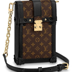 Louis Vuitton Pochette Trunk Verticale M63913 Brown