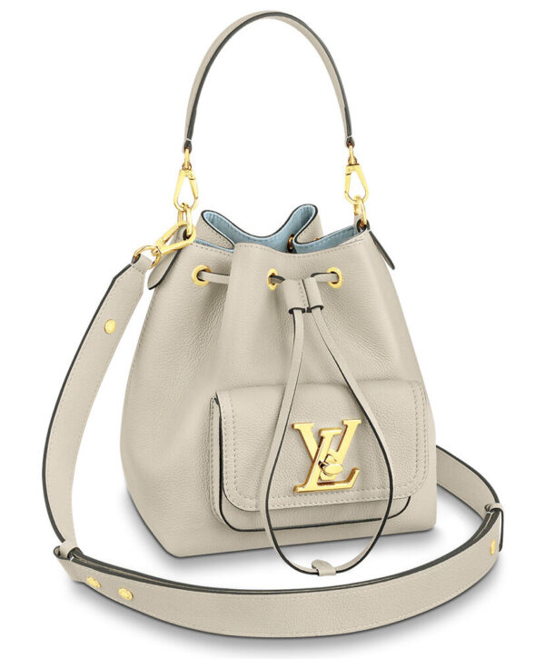 Louis Vuitton Lockme Bucket Bag M57687 M57689 Cream